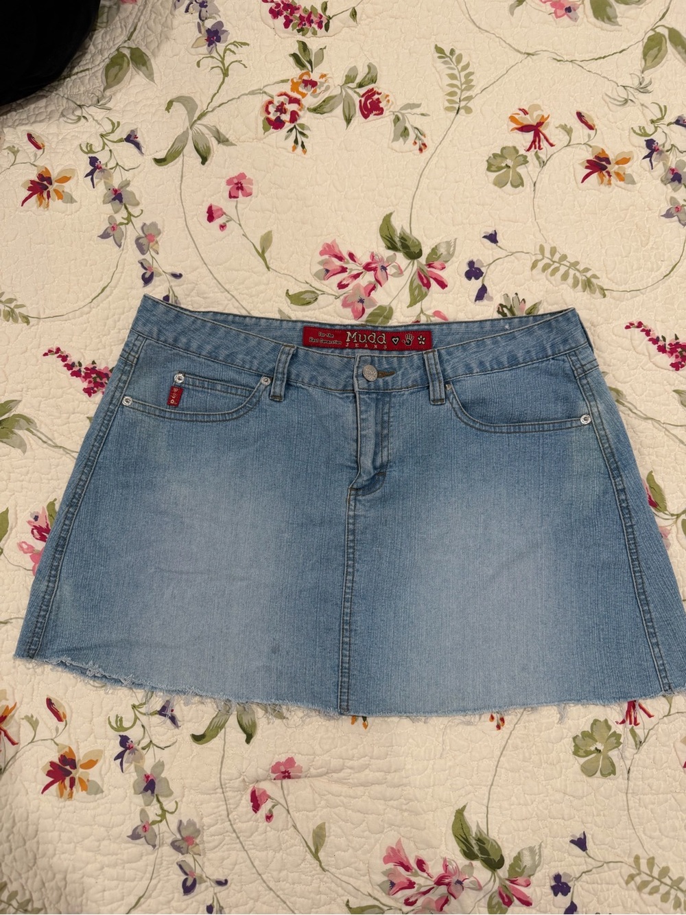 Mudd denim mini skirt